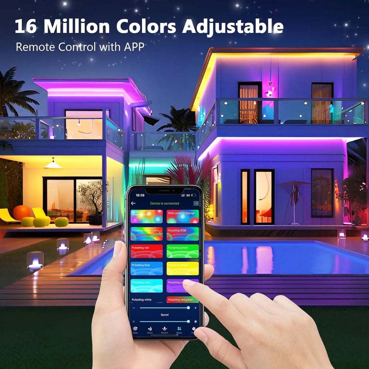 Ruban LED RGB Connecté