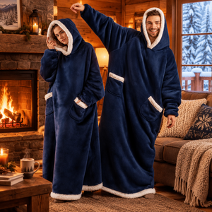 Plaid à Capuche Ultra-Doux – Le Cocon à Porter