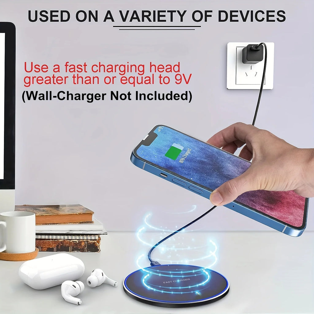 Chargeur Sans Fil Rapide Ultra-Fin