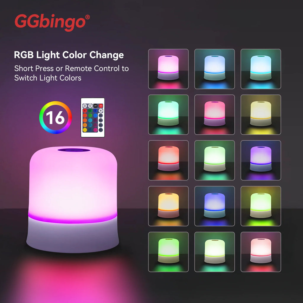 Lampe d'Ambiance Tactile Rechargeable