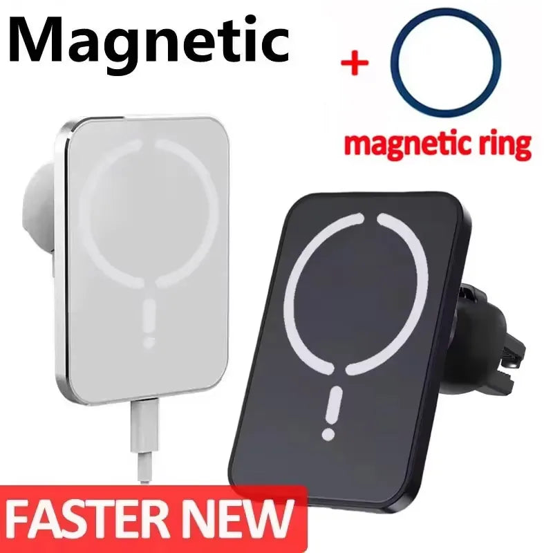 Support Voiture Magnétique avec Charge Sans Fil