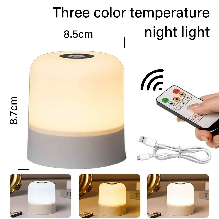 Lampe d'Ambiance Tactile Rechargeable