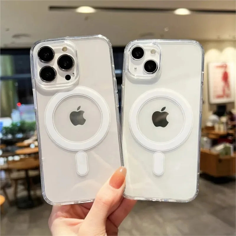 Coque Magnétique Transparente pour iPhone