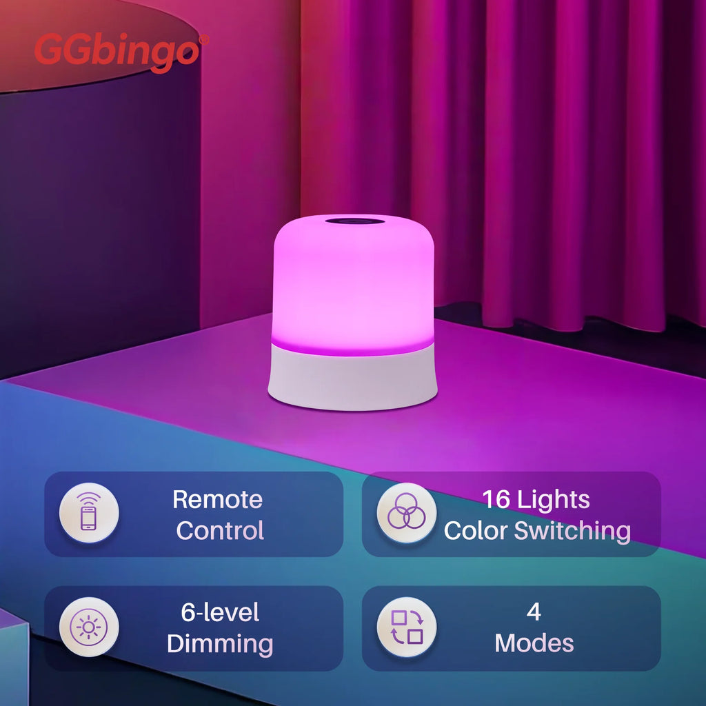 Lampe d'Ambiance Tactile Rechargeable