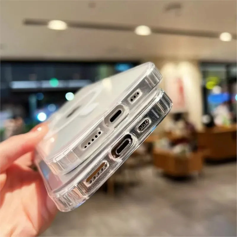 Coque Magnétique Transparente pour iPhone