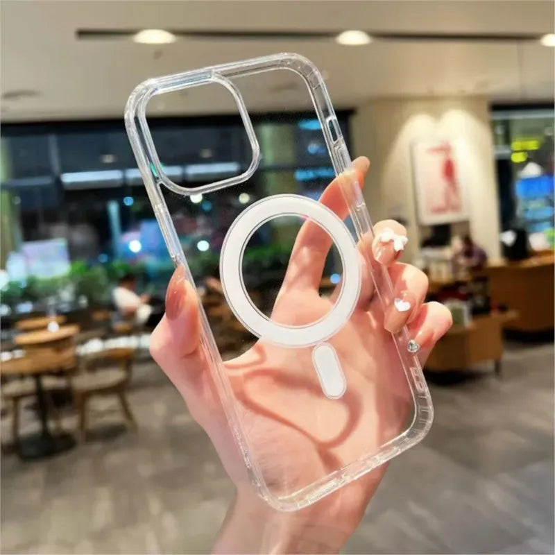 Coque Magnétique Transparente pour iPhone