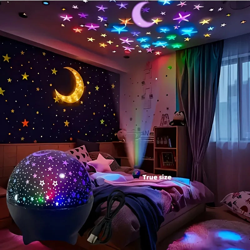 Projecteur Ciel Étoilé & Lune