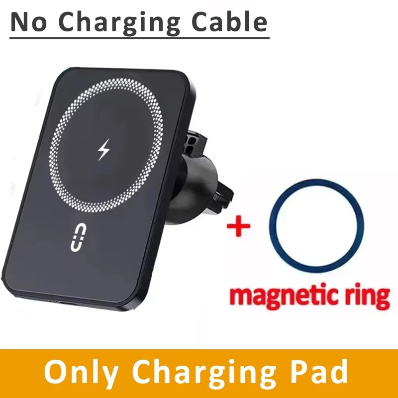 Support Voiture Magnétique avec Charge Sans Fil