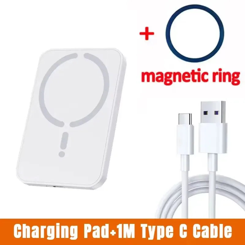 Support Voiture Magnétique avec Charge Sans Fil