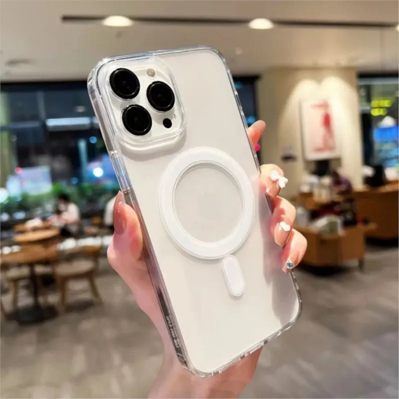 Coque Magnétique Transparente pour iPhone