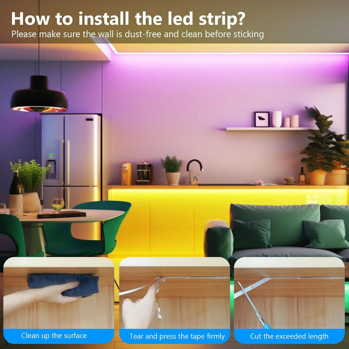 Ruban LED RGB Connecté
