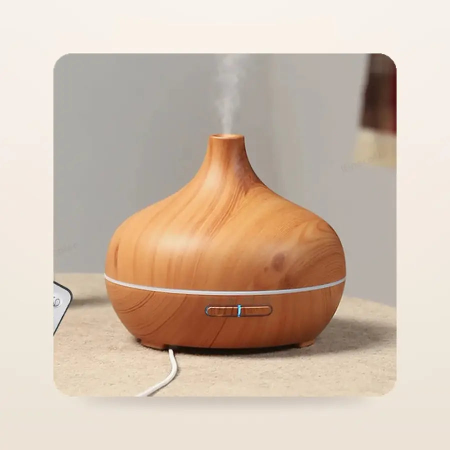 Diffuseur d'huiles essentielles effet bois CâlinChaud